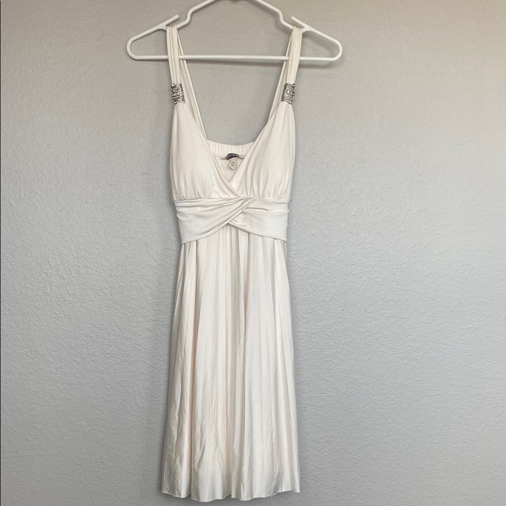 Speechless Ivory Sleeveless Midi Dress